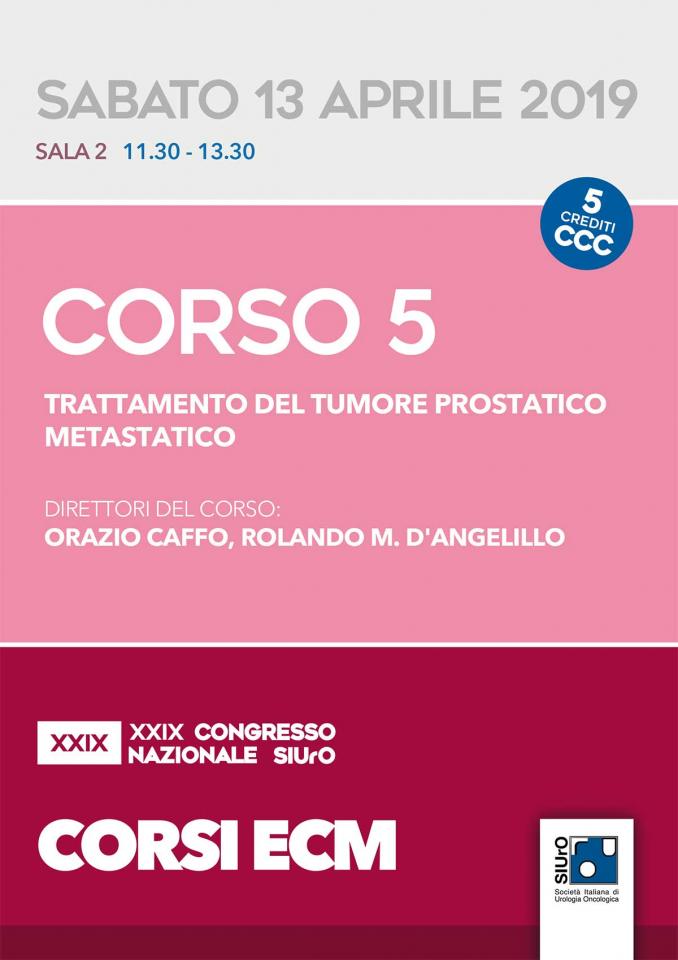 XXIX Congresso Nazionale SIUrO - Corso ECM 5