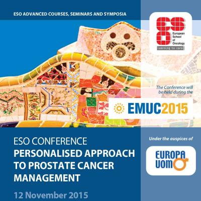 ESO Conference: personalized approach to prostate cancer management