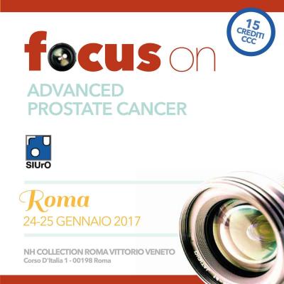 Focus on advanced prostate cancer (Roma, 24-25 gennaio 2017)