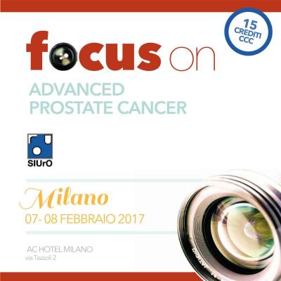 Focus on advanced prostate cancer (Milano, 7-8 febbraio 2017)