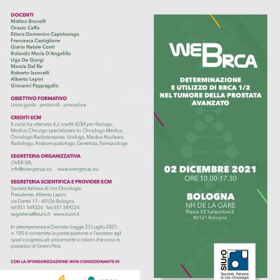 WEBRCA - Determinazione e utilizzo di BRCA 1/2 nel tumore della prostata avanzato