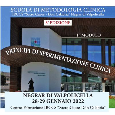 Principi di sperimentazione clinica - VIII edizione - Scuola di metodologia clinica Negrar